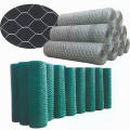 Malla de alambre hexagonal galvanizada y recubierta de pvc